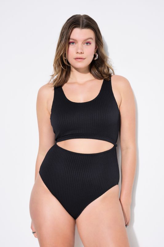 Maillot de bain 1 pièce esprit bikini, avec coques souples