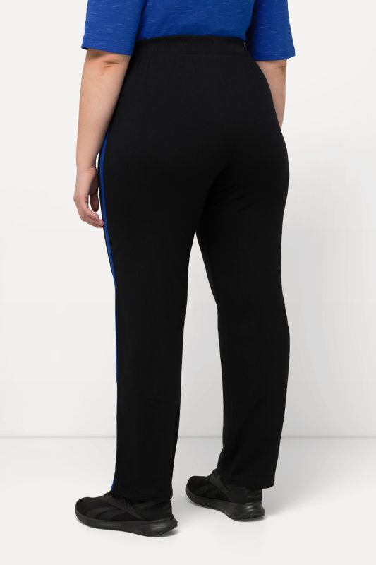 Pantalon de jogging à taille élastique et bande fantaisie le long de la jambe