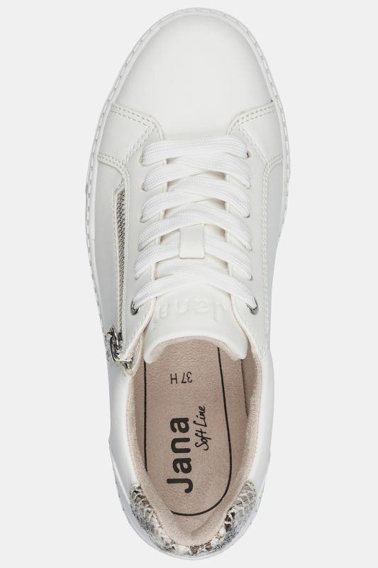 Sneakers plateforme Jana Softline, modèle végane (imitation cuir), largeur H