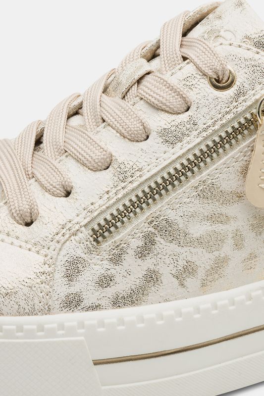 Sneakers plateforme Jana Softline, modèle végane (imitation cuir), largeur H