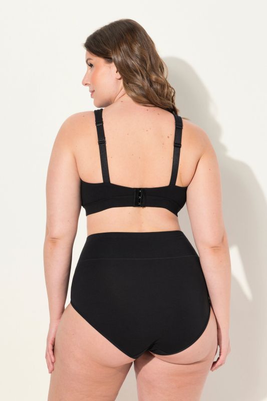 Bralette, sans armature. Empiècement en dentelle - bonnet C-E