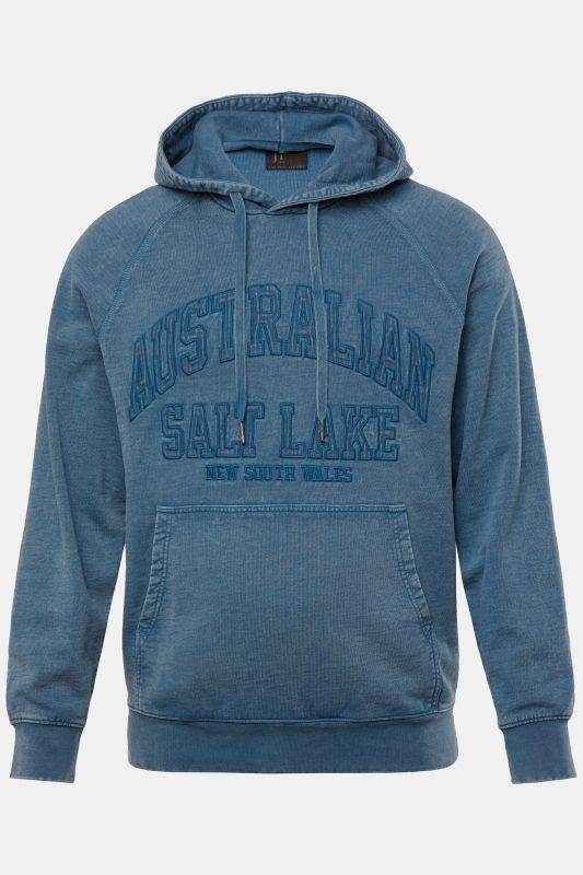 Sweat-shirt à capuche JP 1880, style vintage, poche kangourou et flocages - jusqu'au 8 XL