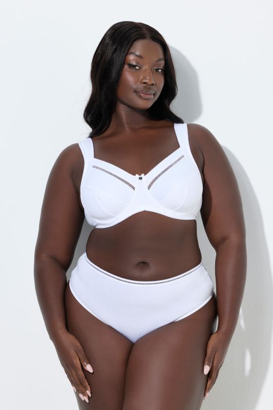 Soutien-gorge à armatures. Liserés en dentelle - bonnet C-G