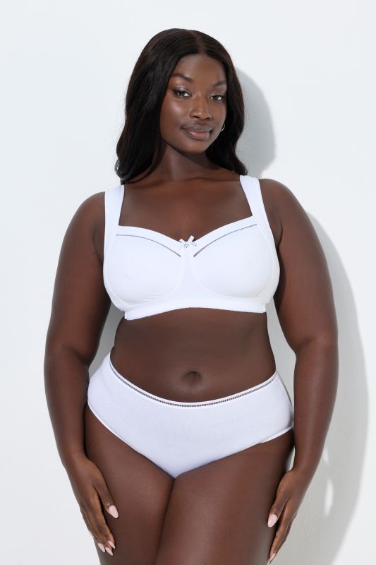 Soutien-gorge de maintien, sans armatures, dentelle - bonnets C-H