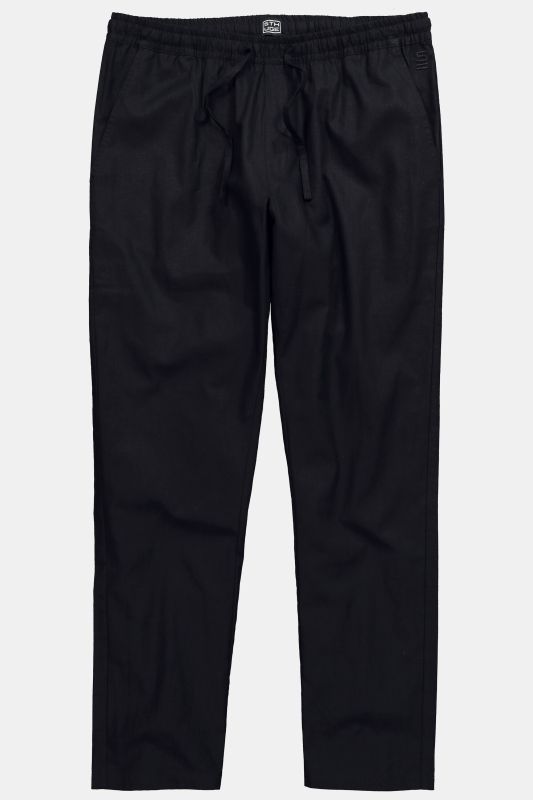 Pantalon à enfiler STHUGE, en lin mélangé