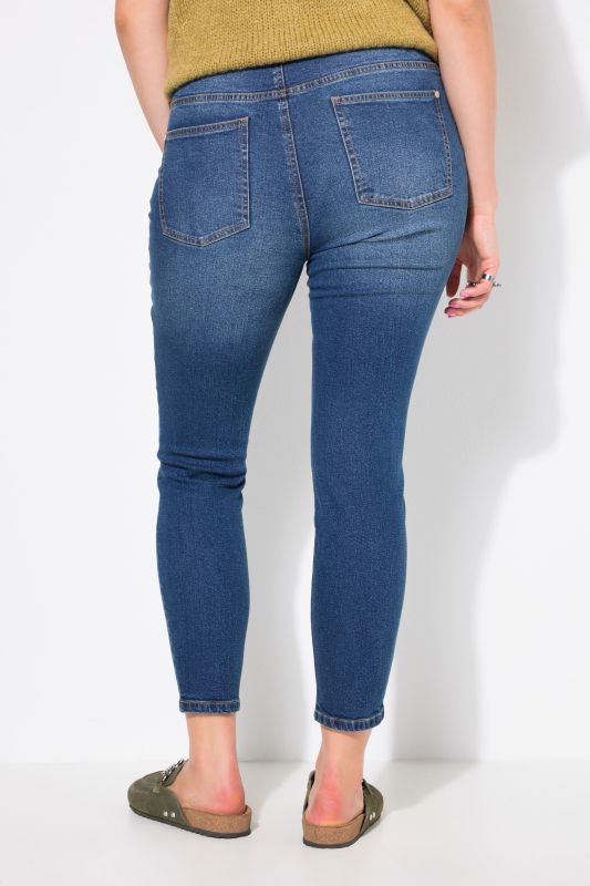 Jean skinny 5 poches, tissu stretch, jambe slim