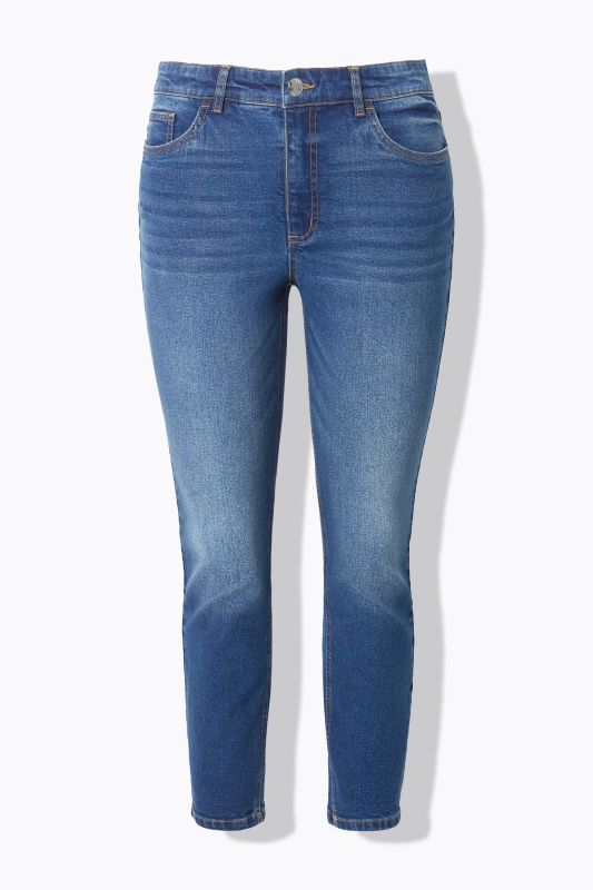 Jean skinny 5 poches, tissu stretch, jambe slim