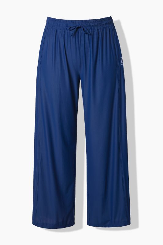 Pantalon de survêtement technique, jambe large et taille élastique, protection UPF 50+