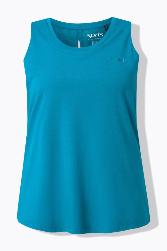 Débardeur technique à col rond, brassière intégrée, sans manches