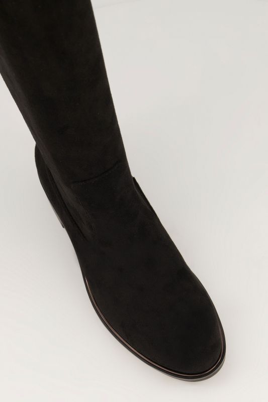 Bottines à enfiler Caprice, matière stretch et semelle de propreté amovible - largeur G