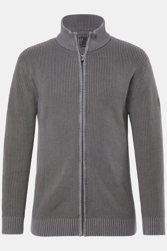 Cardigan JP 1880, col montant et fermeture zippée, esprit vintage - jusqu'au 8 XL