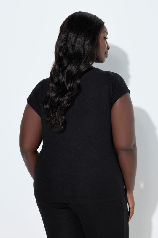 T-shirt d'intérieur sans manches, coupe oversize et encolure bateau, collection Loungewear