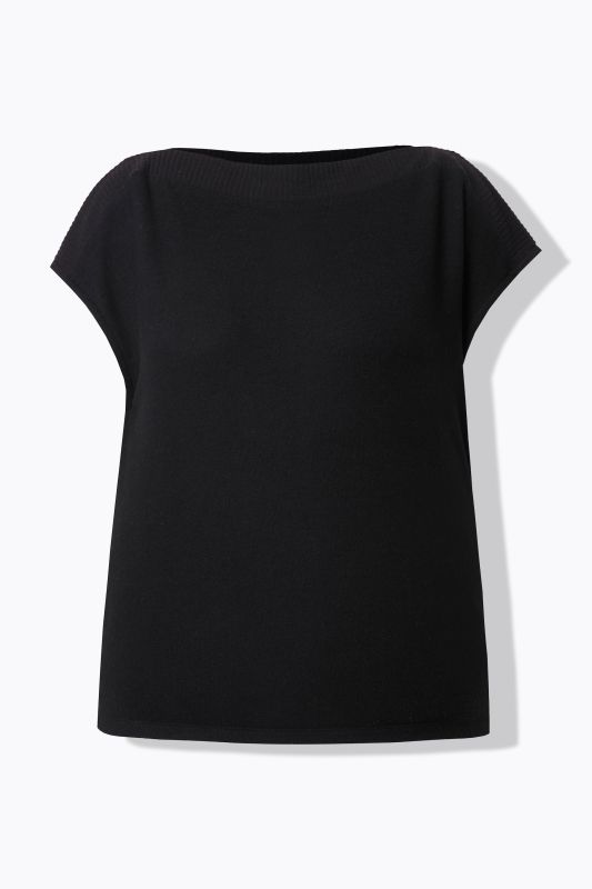 T-shirt d'intérieur sans manches, coupe oversize et encolure bateau, collection Loungewear