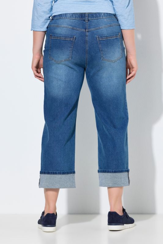 Jean Mary jambe droite et large, avec revers