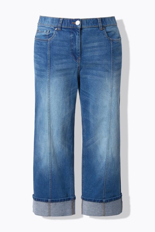 Jean Mary jambe droite et large, avec revers