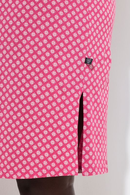 Lot de 2 grands T-shirts, décolleté rond et manches courtes, motif/uni