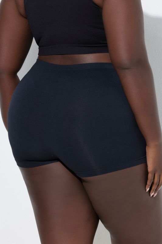 Lot de 2 shorties, tour de cuisse confortable, sans coutures