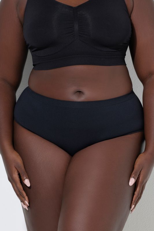 Lot de 2 culottes midi, sans coutures