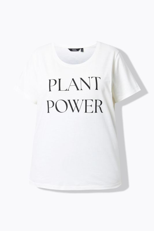 T-shirt « Plant Power », coupe Relaxed Fit, col rond et manches courtes