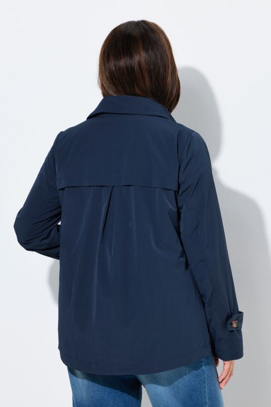 Trench court HYPRAR, matière déperlante, coupe évasée