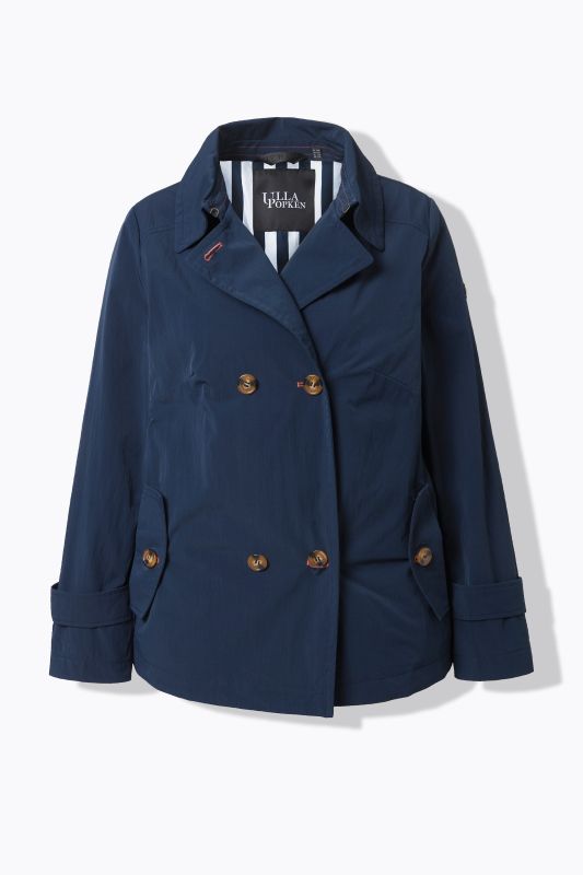 Trench court HYPRAR, matière déperlante, coupe évasée