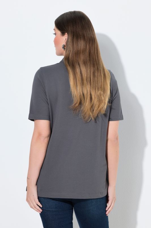 Polo patte de boutonnage plus longus, manches courtes et col polo