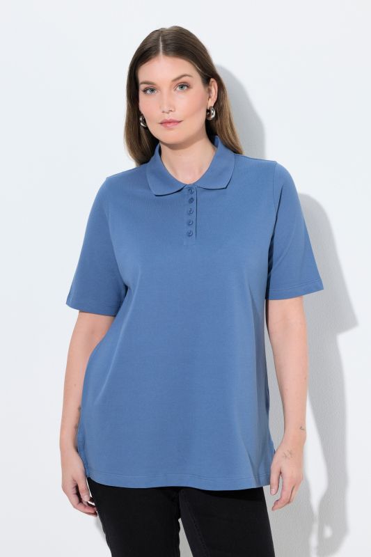 Polo patte de boutonnage plus longus, manches courtes et col polo