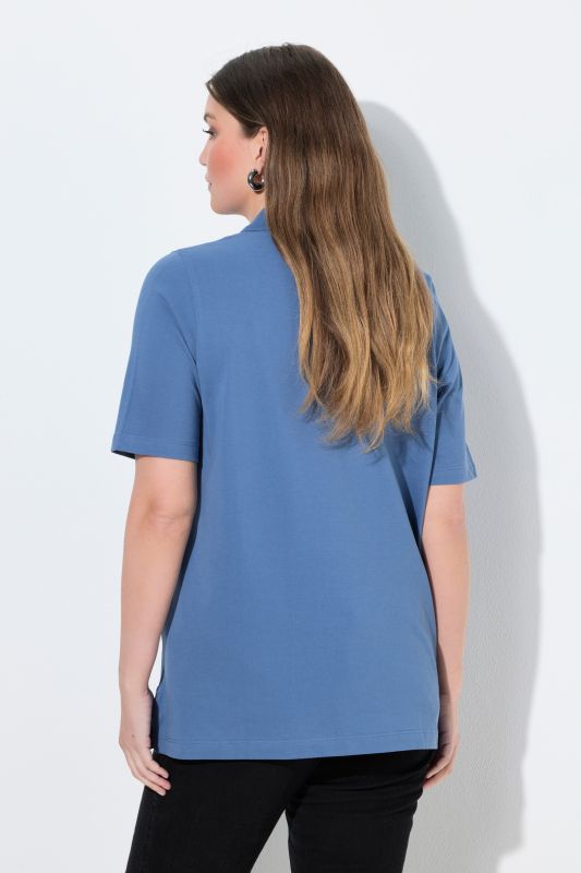 Polo patte de boutonnage plus longus, manches courtes et col polo