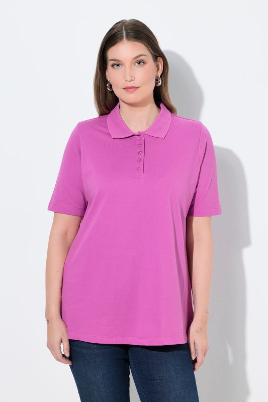 Polo patte de boutonnage plus longus, manches courtes et col polo