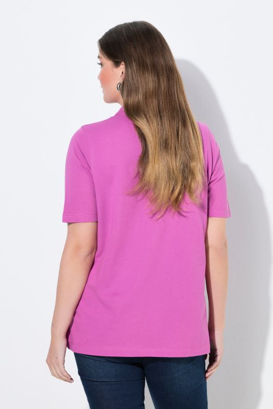 Polo patte de boutonnage plus longus, manches courtes et col polo