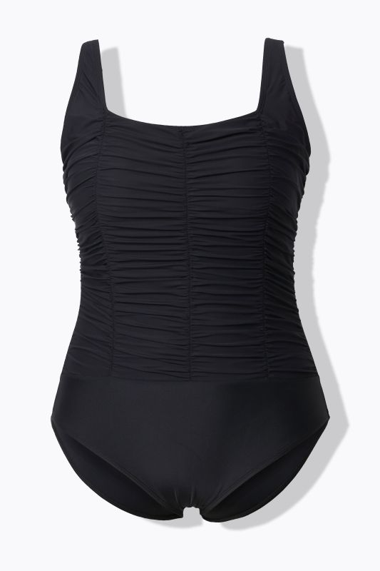 Maillot de bain avec bonnets souples, drapé et bretelles réglables