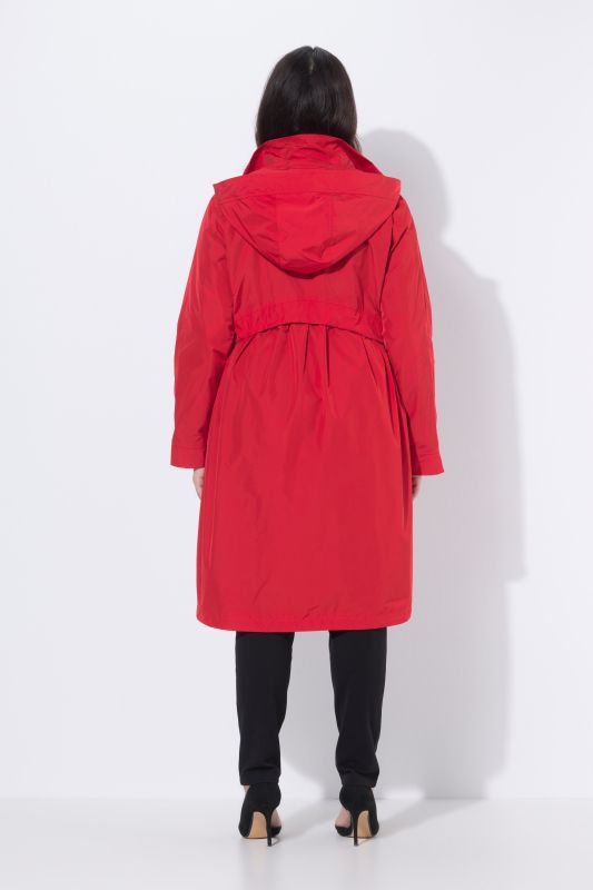 Manteau technique HYPRAR, matière déperlante, col montant et capuche