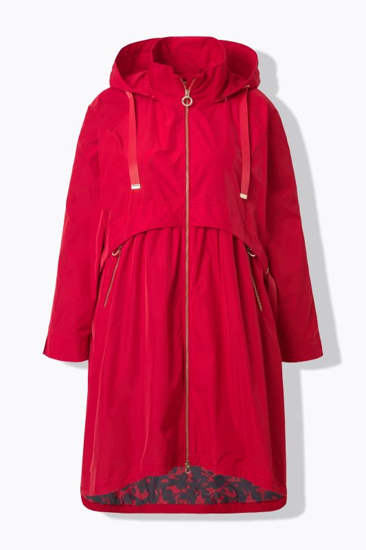 Manteau technique HYPRAR, matière déperlante, col montant et capuche