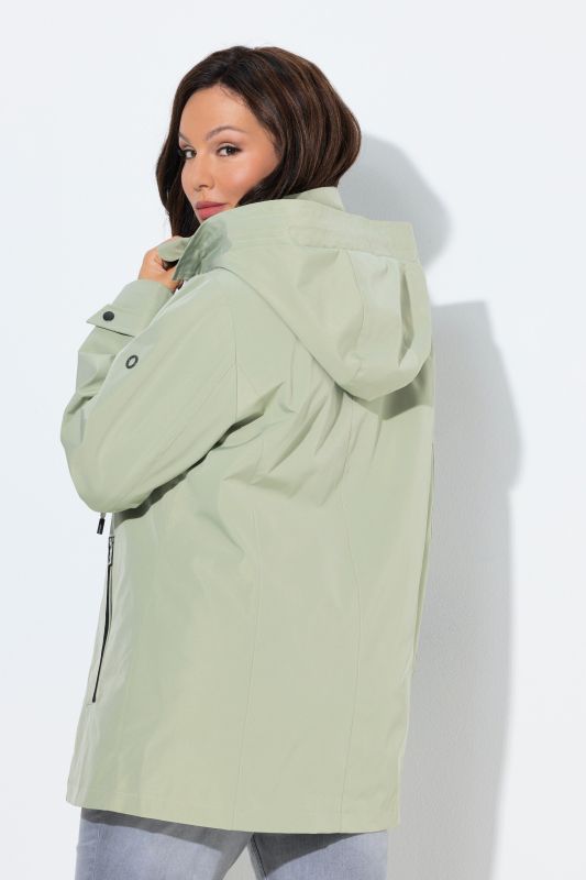 Veste technique HYPRAR à capuche, matière déperlante, coupe évasée