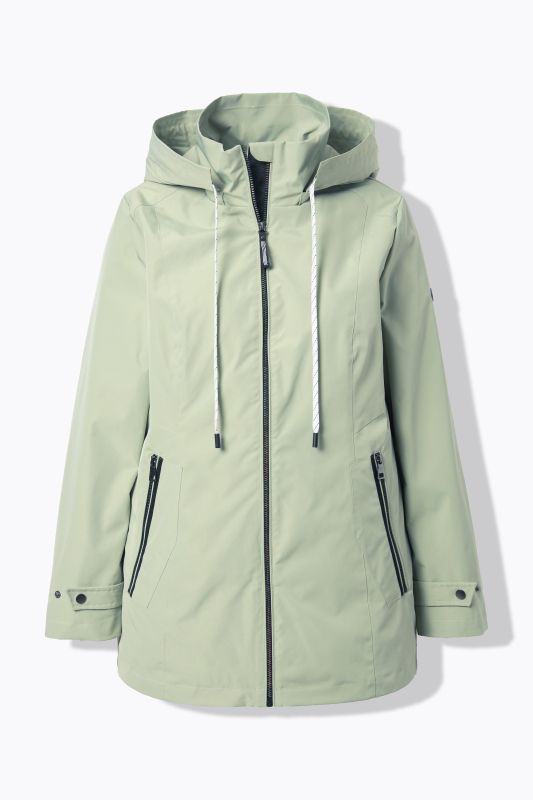 Veste technique HYPRAR à capuche, matière déperlante, coupe évasée