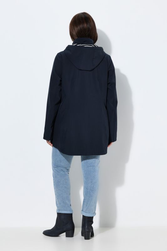 Veste Softshell HYPRAR à capuche, modèle imperméable, coupe évasée