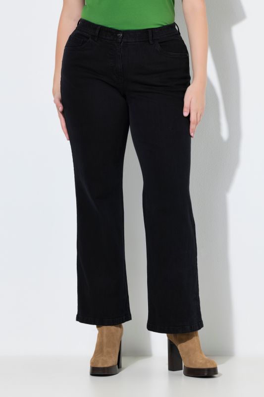 Jean Mary jambe large et taille élastique, coton bio