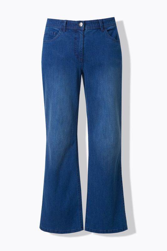 Jean Mary jambe large et taille élastique, coton bio