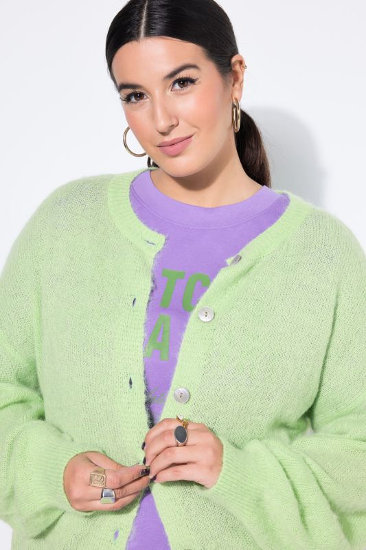 Cardigan en maille très douce, coupe Straight Shape