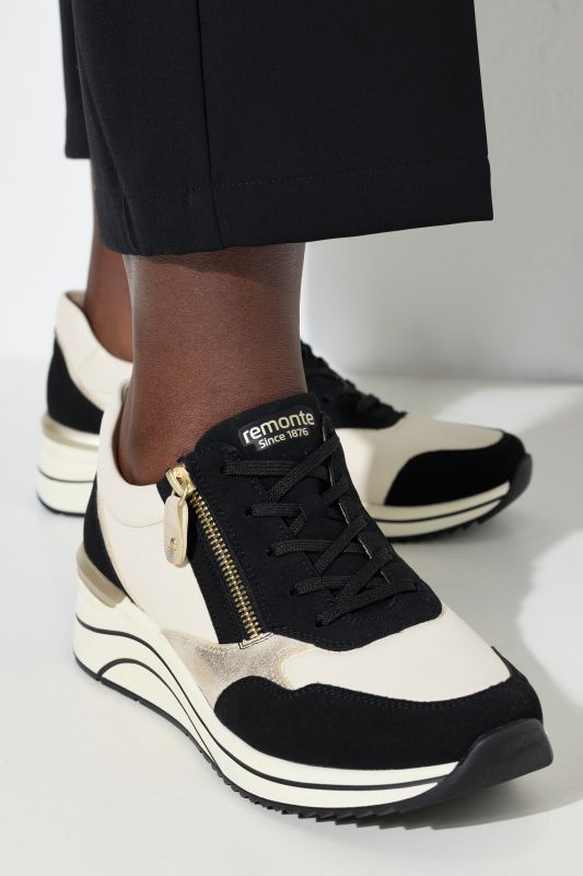 Sneakers véganes Remonte, semelle intérieure amovible - largeur H