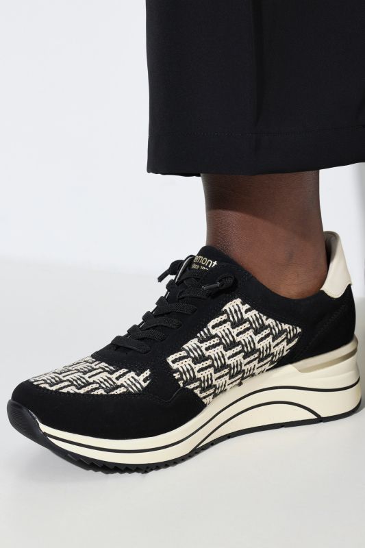 Sneakers véganes Remonte, semelle intérieure amovible - largeur H