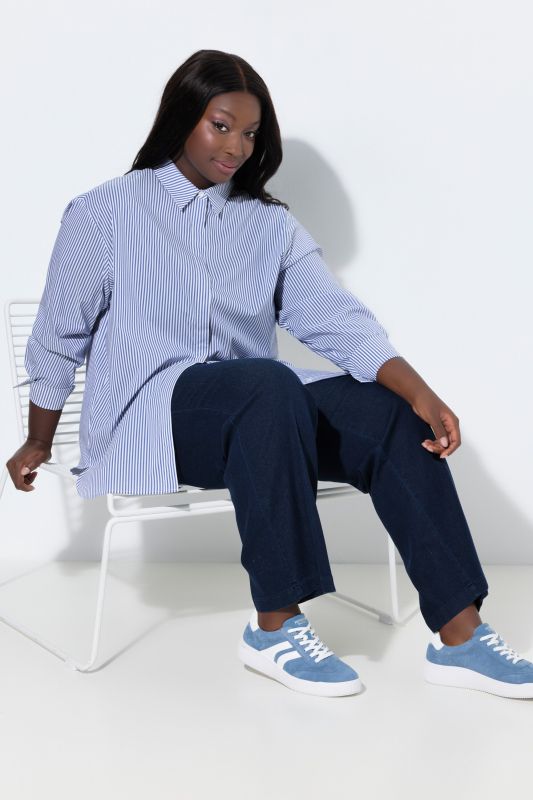 Sneakers en cuir Remonte, mélange de cuirs, semelle intérieure amovible - largeur G