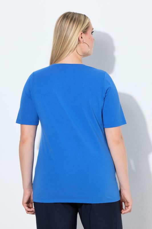 T-shirt col rond et manches courtes, coupe Slim Fit