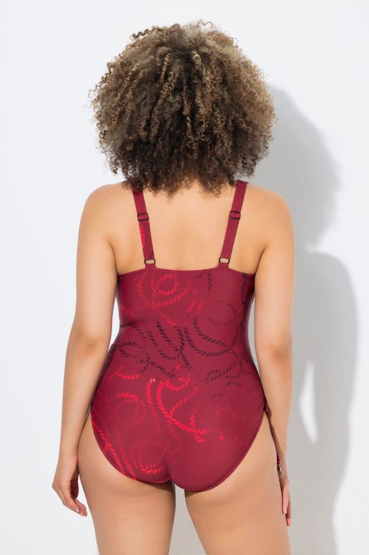 Maillot de bain avec bonnets souples, cordons fantaisie et bretelles ajustables