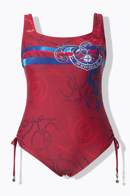 Maillot de bain avec bonnets souples, cordons fantaisie et bretelles ajustables