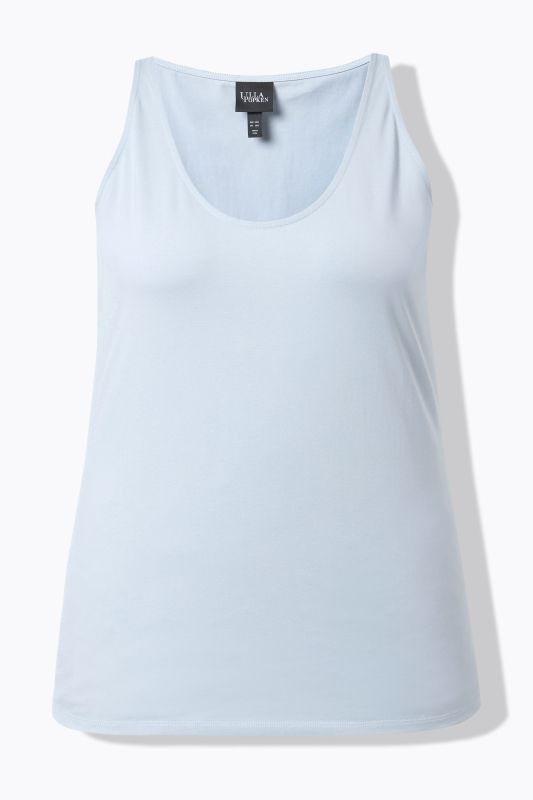 Débardeur/maillot de corps, modèle sans manches, col rond et coupe Slim Fit