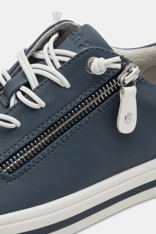 Sneakers Jana Softline, fermeture zippée, modèle végane - largeur H