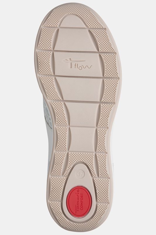 Sneakers en cuir Tamaris Comfort, semelle de propreté amovible – largeur Wide Fit confortable
