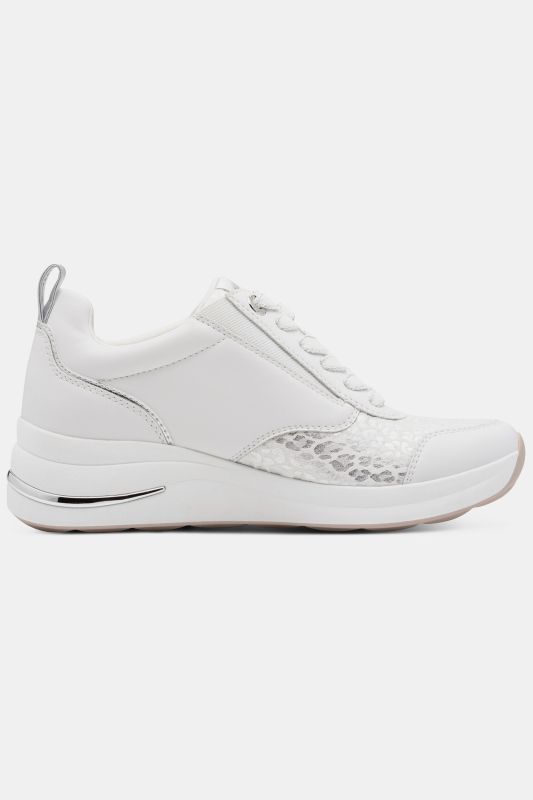 Sneakers en cuir Tamaris Comfort, semelle de propreté amovible – largeur Wide Fit confortable