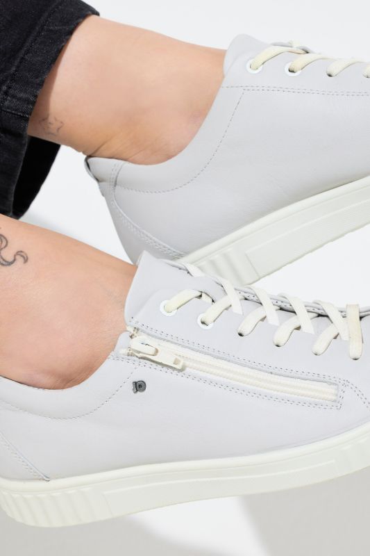 Chaussures en cuir Jomos Supersoft, fermeture zippée - largeur H